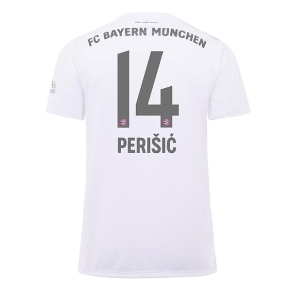 Maillot Football Bayern Munich NO.14 Perisic Exterieur 2019-20 Blanc